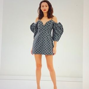 Delphine The Label Hear Me Howl Polka Dot Dress Size 2